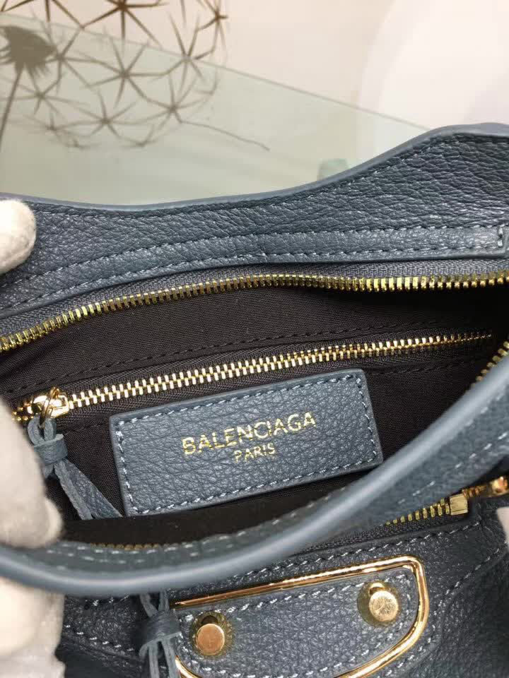 BALENCIAG巴黎世家 原版義大利進口山羊皮 小金釘 可單肩斜挎  BL1300